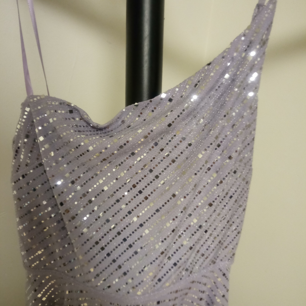 City Studio Lavender Asymmetrical Dress